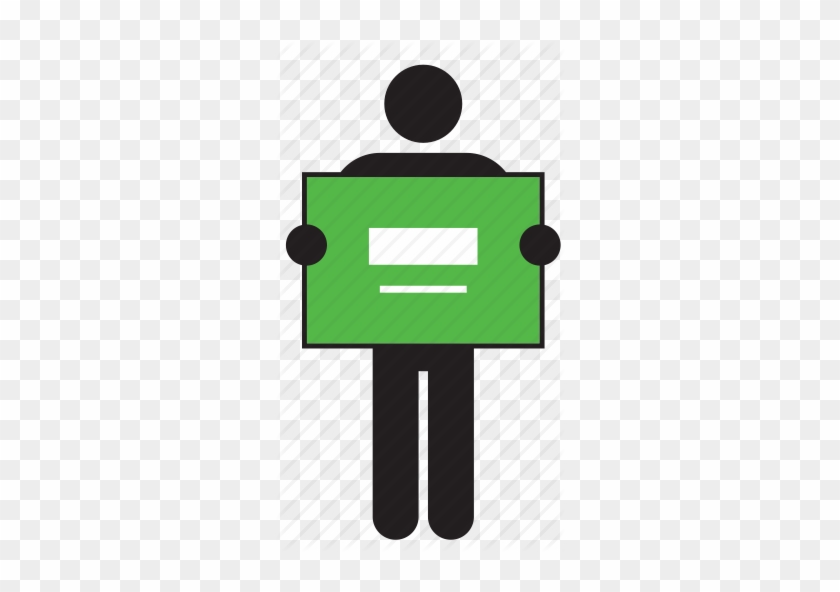 Saudi Arabia Flag Clipart Man Holding - Sign #1667847