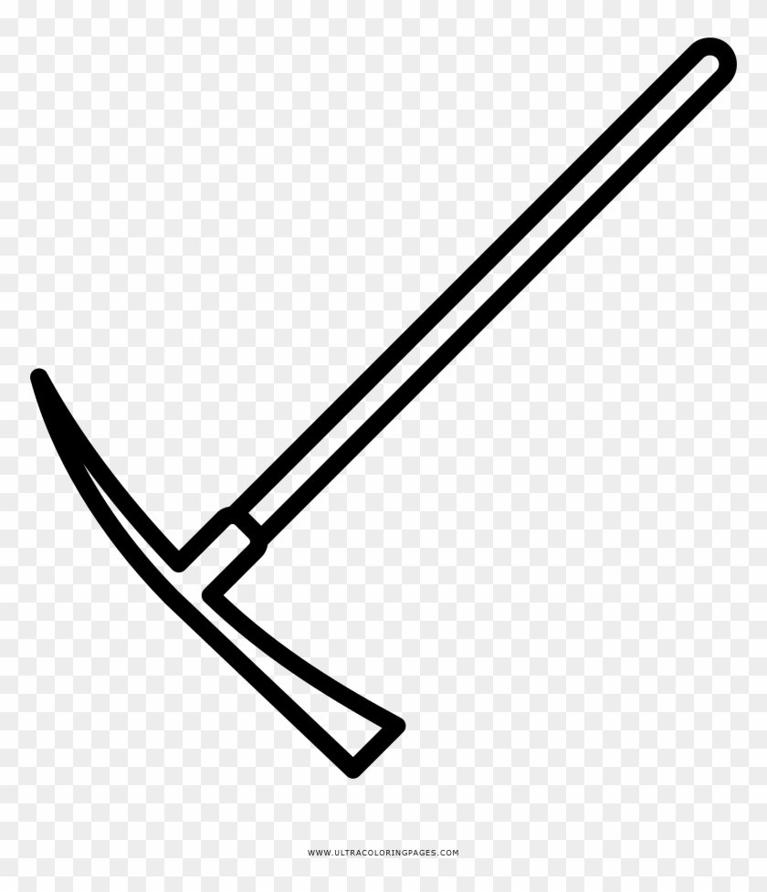 Pickaxe Coloring Page - Pickaxe Coloring Page #1668617