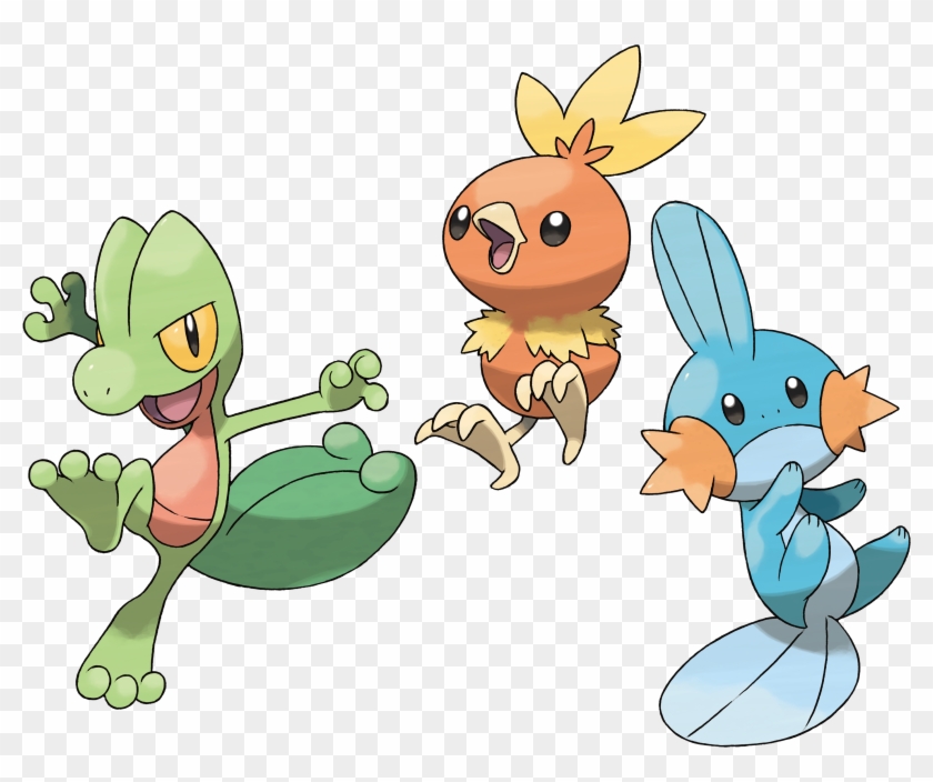 Pokemon Clipart Figure Pokemon - Treecko Torchic Mudkip #1669059