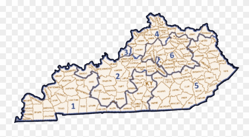 Map Of Kentucky - Full Size Png Clipart Images Download