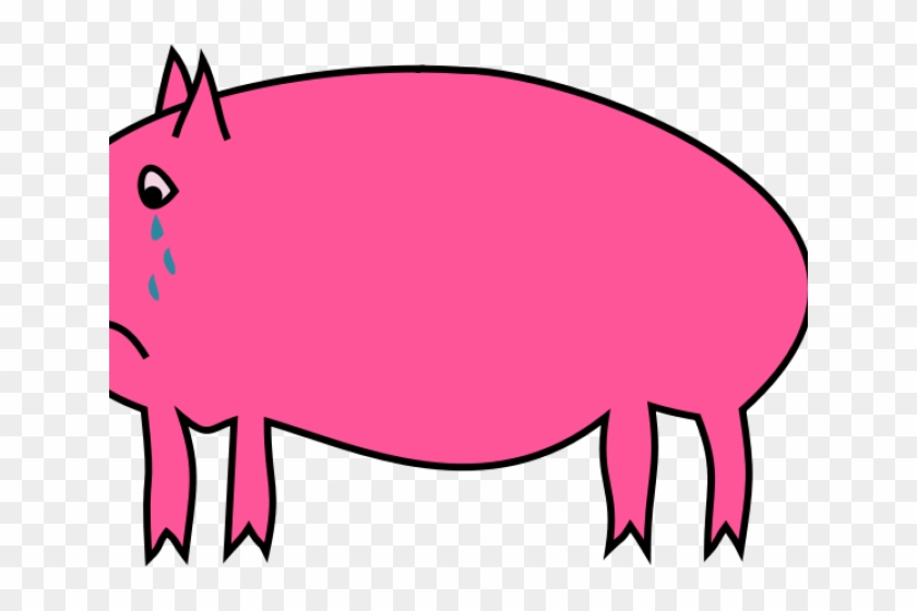 Pig Clipart Race - Pig Crying Cartoon #1672368