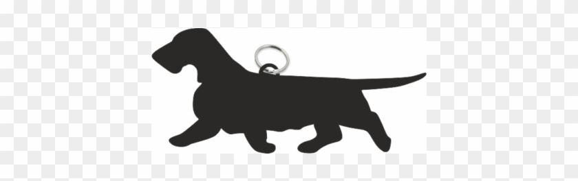 Dachshund Wire Haired Key Ring Fob - Companion Dog #1673578