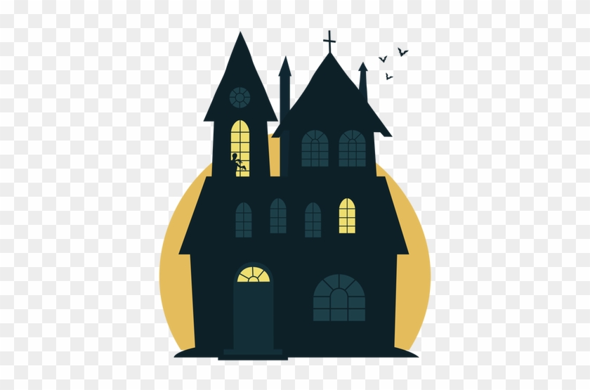 512 X 512 1 - Spooky House Transparent Background #1673789