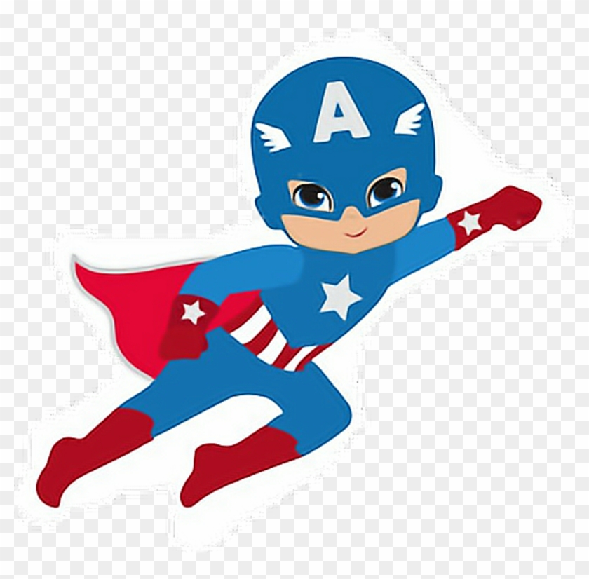 Captainamerica Sticker - Super Hero Day Clip Art #1674141