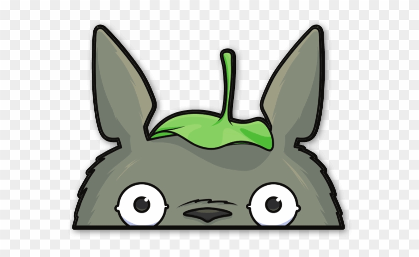 Totoro Peeker - Stikers Totoro Png #1675587