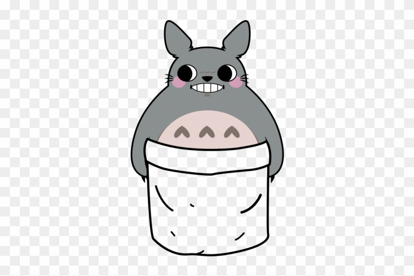 Totoro In A Pocket Cartoon Free Transparent Png Clipart Images Download