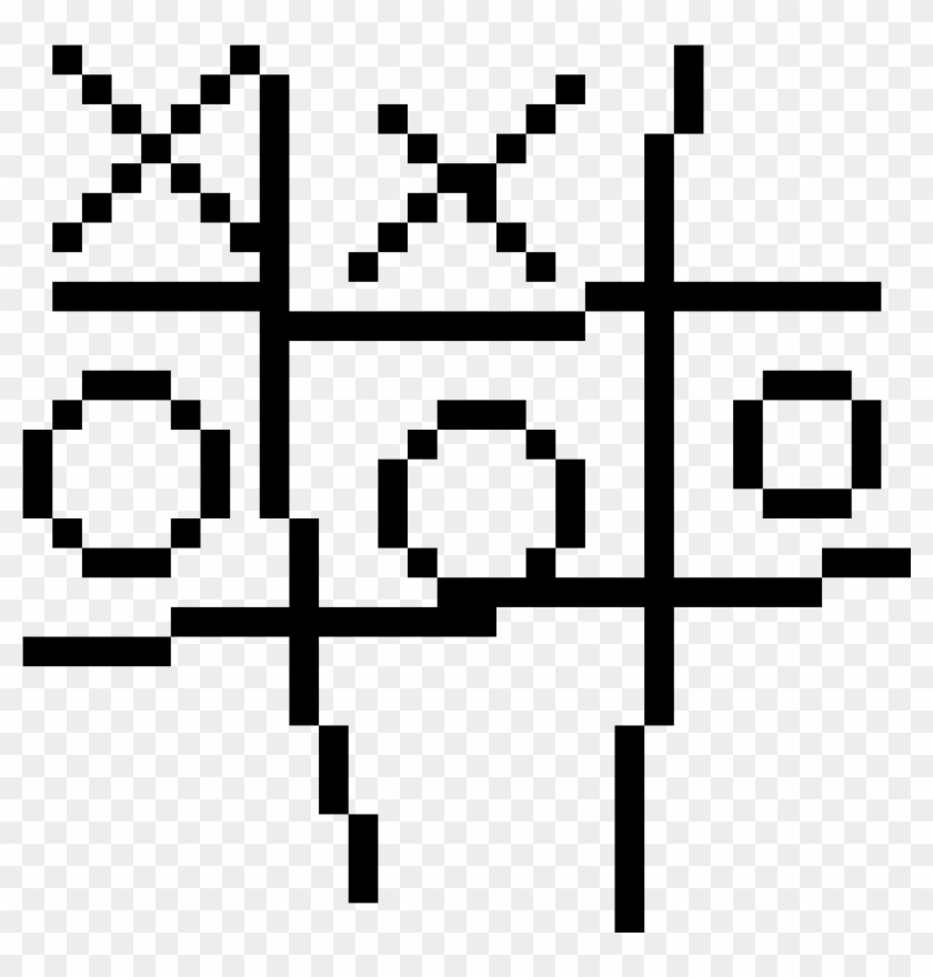 Tic Tac Toe - Pixelated Hello #1676226