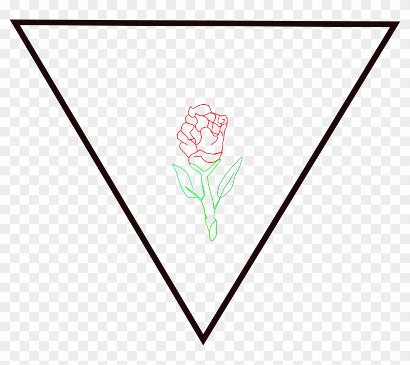 Free Rosa Y Triangulo - Rosa Dentro De Un Triangulo #1678023