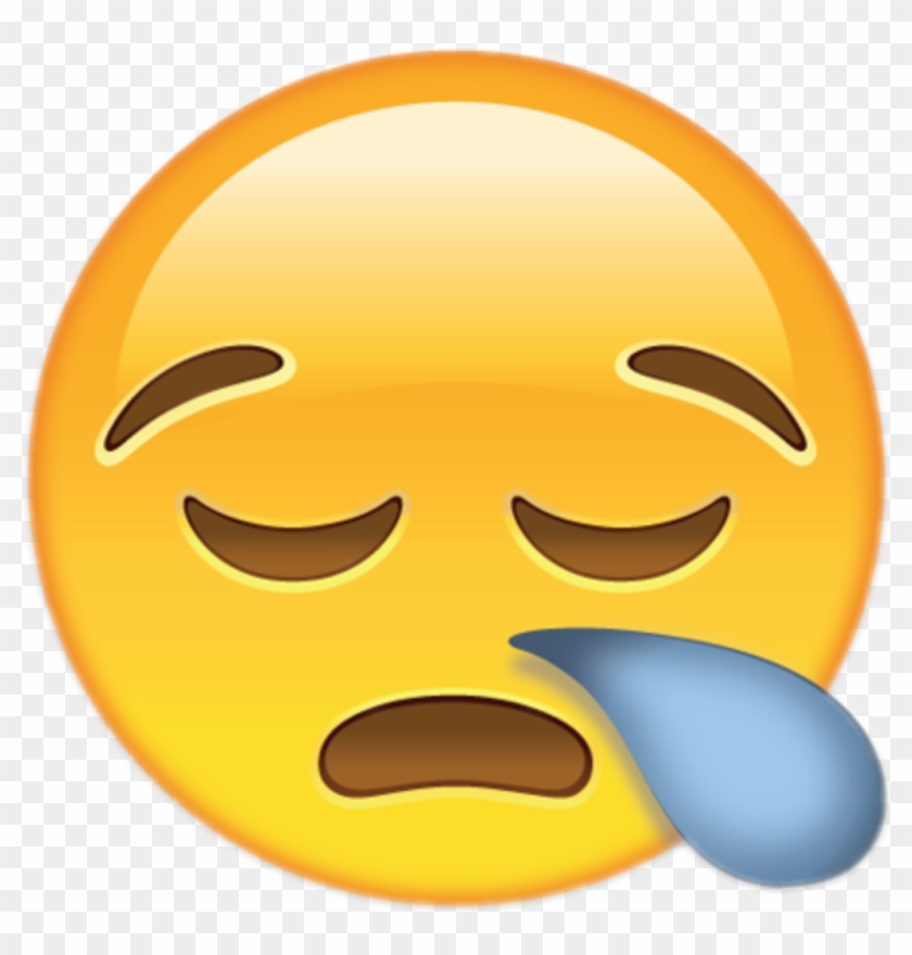 Emoji Sticker - Tired Emoji Png #1678440