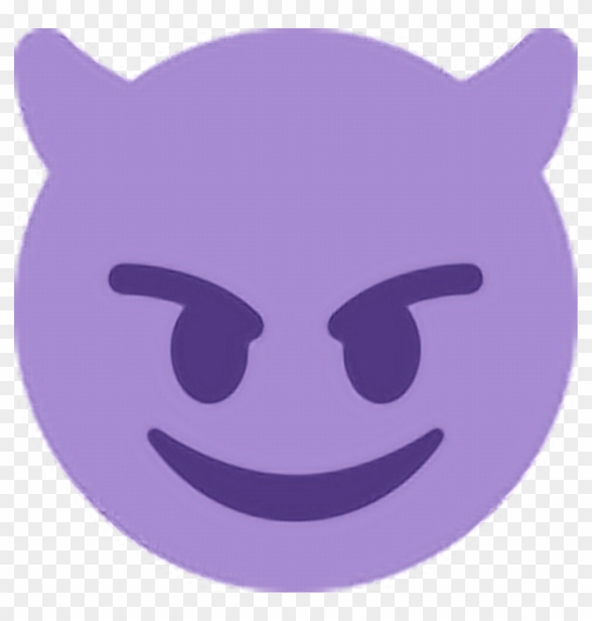 Purple Sticker - Smiling Imp #1679217