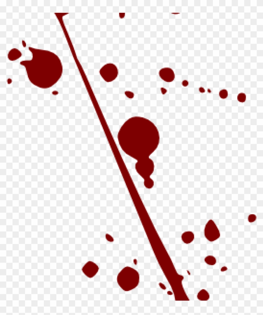 Simple Blood Splatter SVG