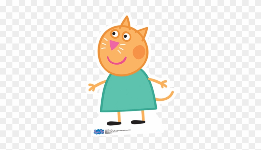 Candy Cat Cut Out Standee - Gato De Peppa Pig #1680225