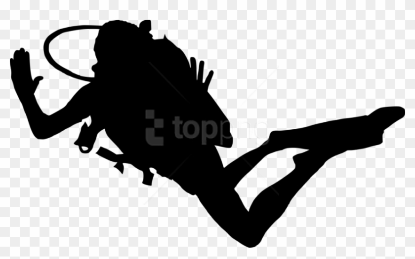 Free Png Scuba Diver Silhouette Png Images Transparent - Transparent Scuba Diver Silhouette Png #1680815