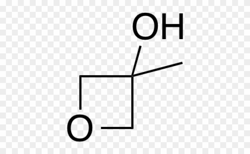 3 Methyloxetan 3 Ol - Line Art #1681534