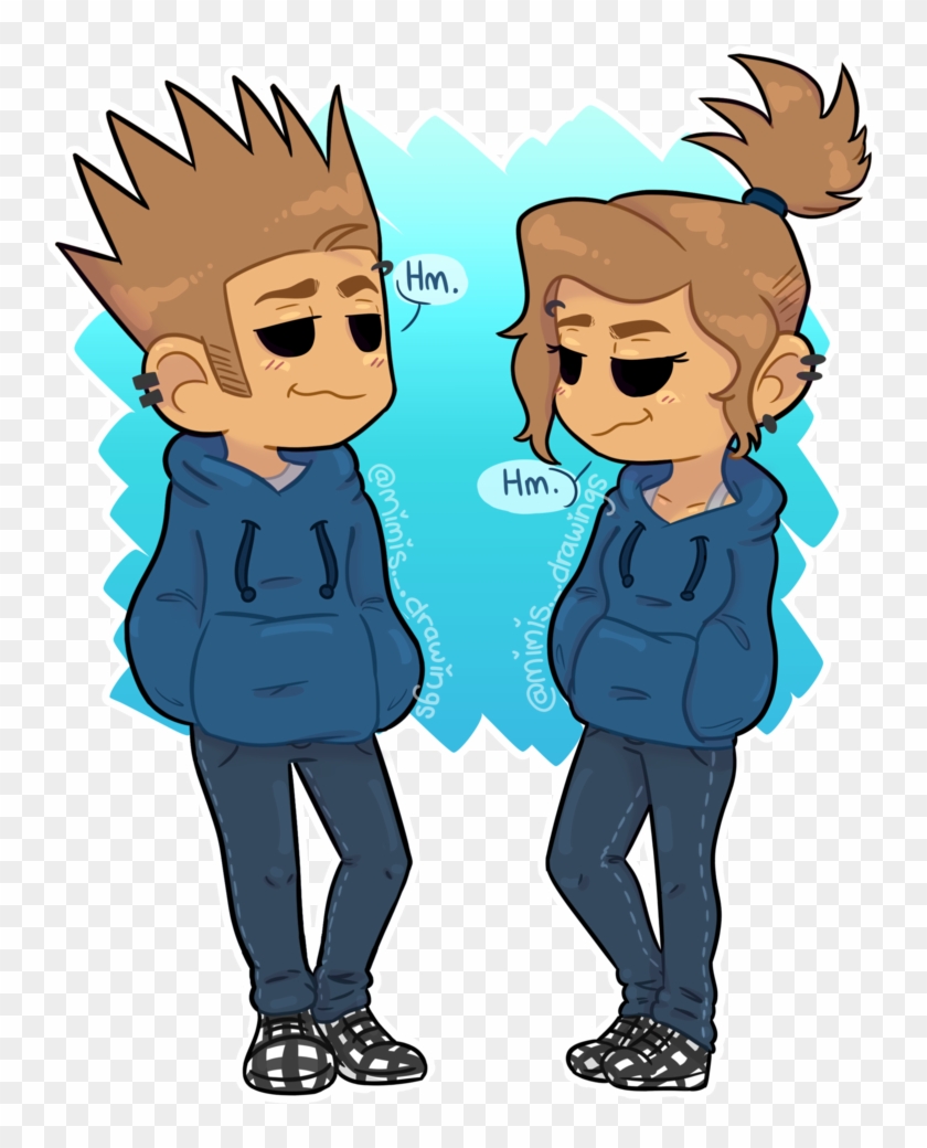 Tom And Tamara By Mimsdrawings - Eddsworld Tom X Tamara - Full Size Png 