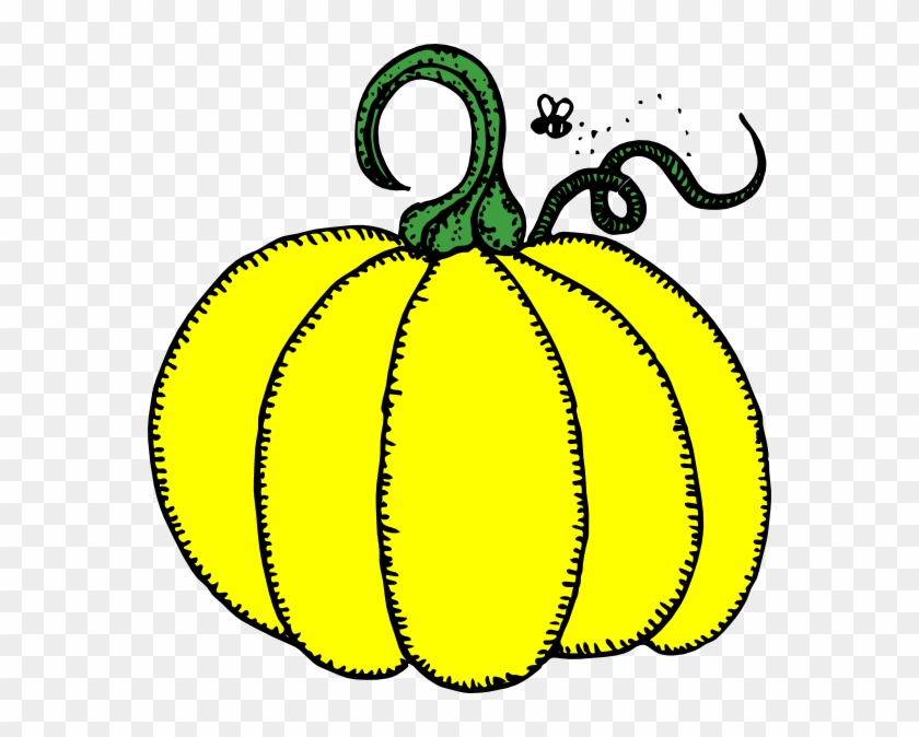 Yellow Pumpkin Clip Art - Pumpkin Clip Art #258894