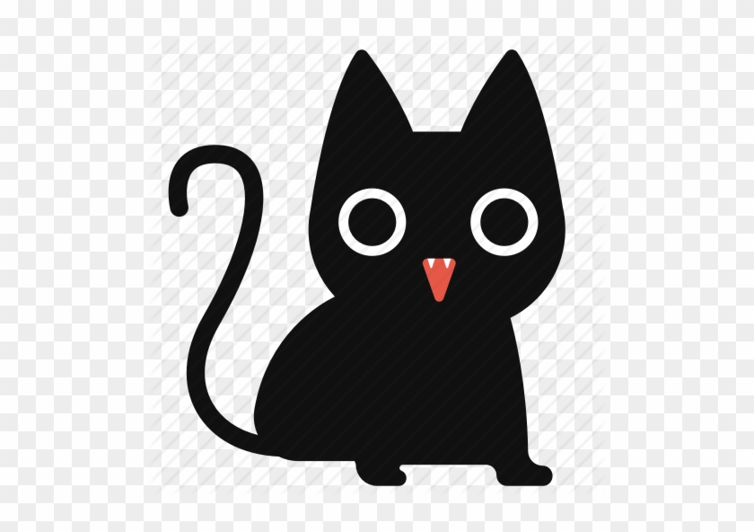 Download Black Cat Cartoon Cat Cute Halloween Horror Icon Cute Black Cat Cartoon Free Transparent Png Clipart Images Download