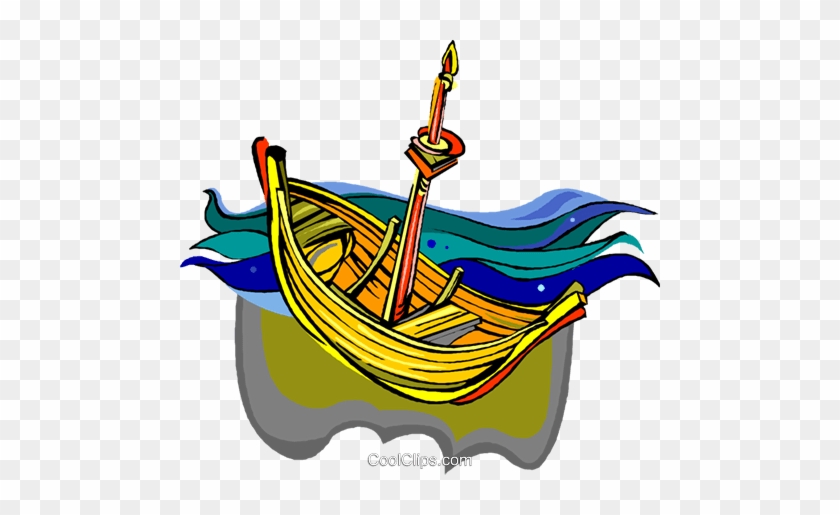 Wooden Sailing Ship, Boat Royalty Free Vector Clip - Wooden Sailing Ship, Boat Royalty Free Vector Clip #1682645