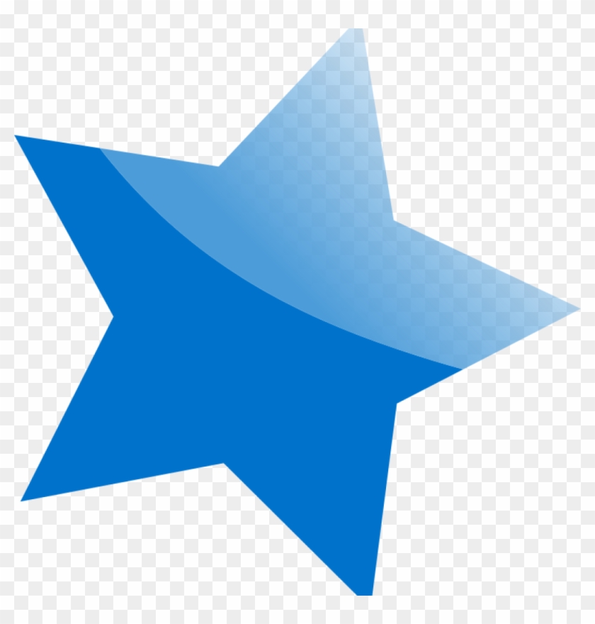 Blue Star Clip Art Free Clipart Blue Star Natanteam - Estrella Azul Dibujo #1682817