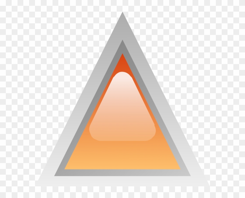 Free Vector Led Triangular 1 Clip Art - Clip Art #1683659