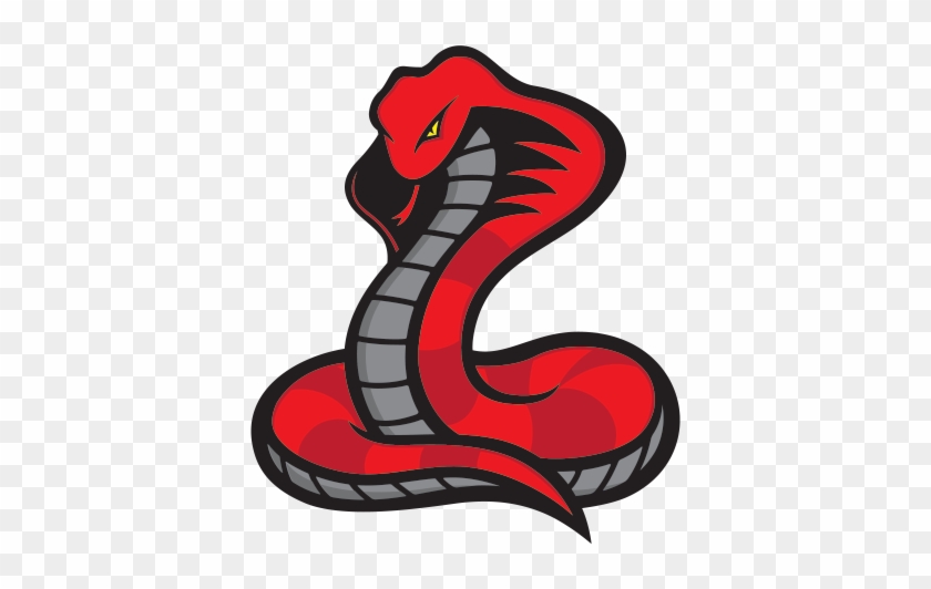 Printed Vinyl Red Stickers Factory Ⓒ - Clipart Red Cobra #1684299