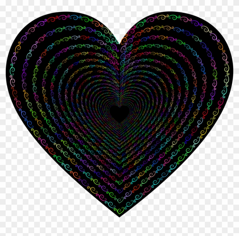 Heart Computer Icons Fractal Art Feather - Clip Art #1684305