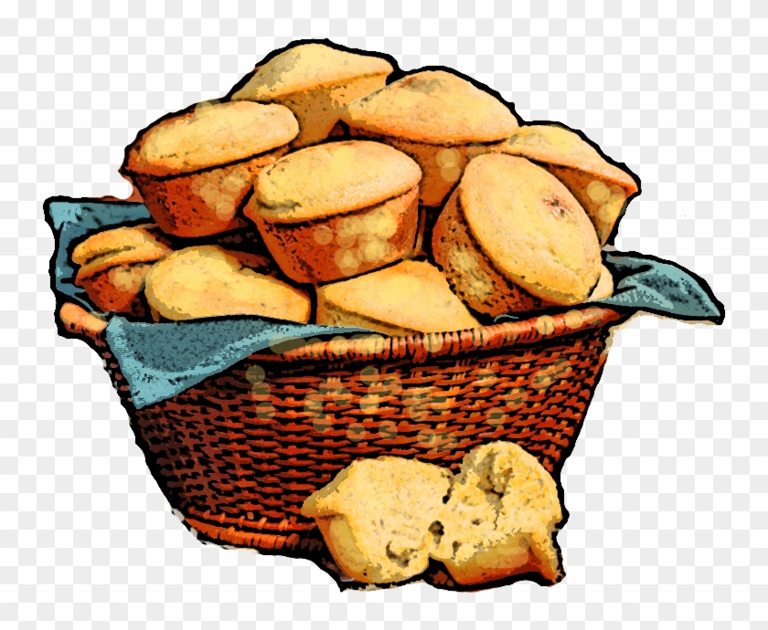 Sandwich Clip Art Free - Corn Muffins Clip Art #1684376