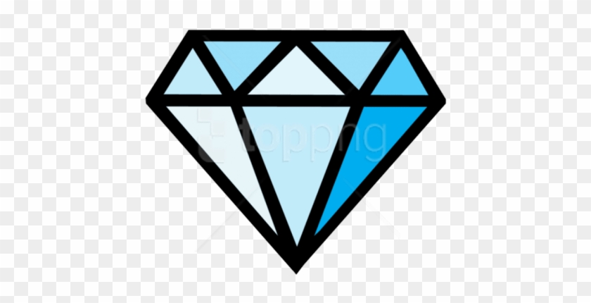 Download Brilliant Blue Clipart Png Photo - Diamond Vector Png #1685005