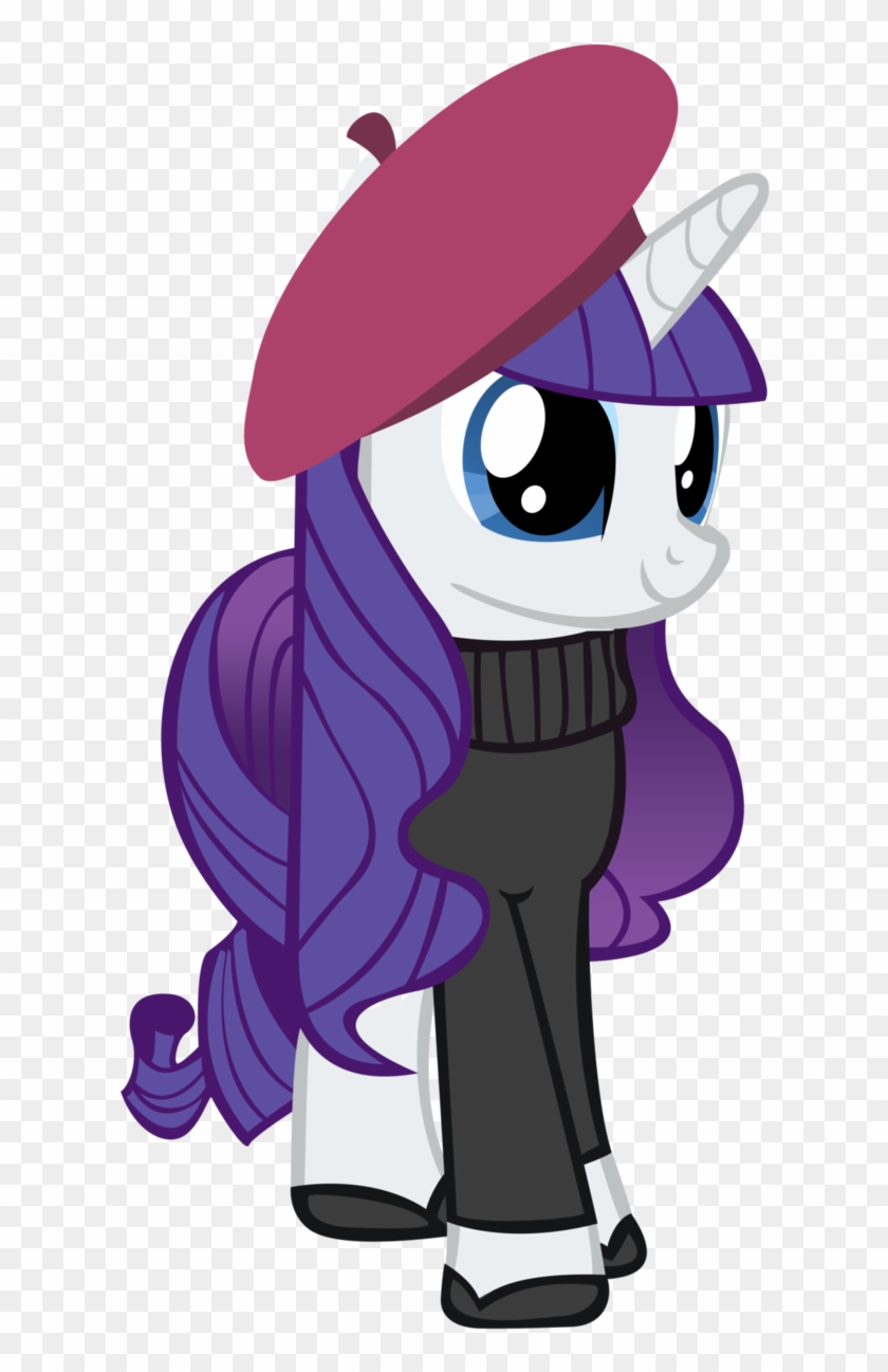 Rarity's Beatnik Look By Derpy-maple On Clipart Library - Mlp French Rarity #1685273