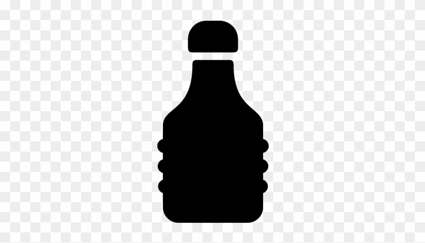 Sauce Black Bottle Vector - Icono De Vestido Novia #1685614