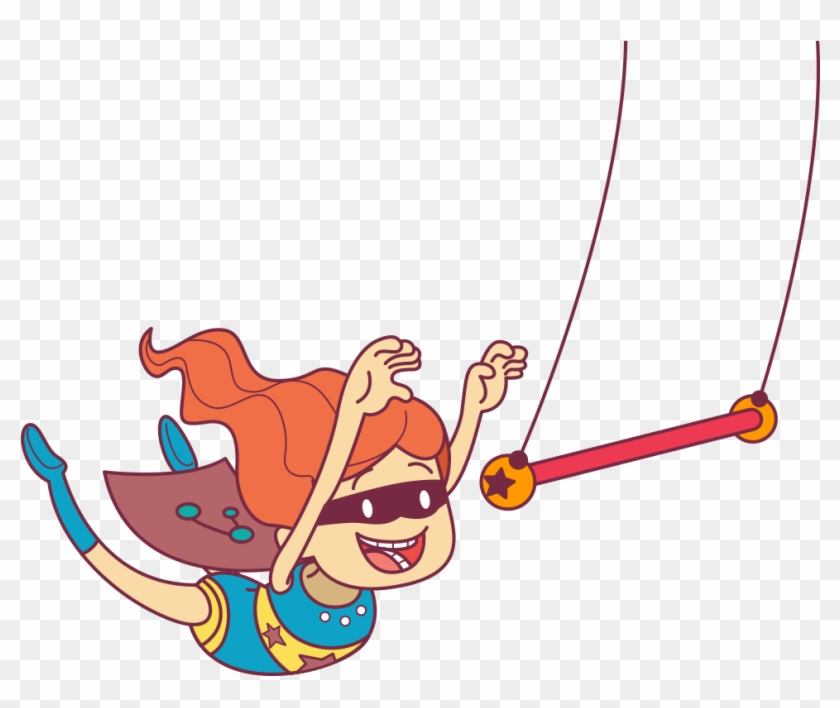 Trapeze Artist Main Logo - Cartoon #1687519