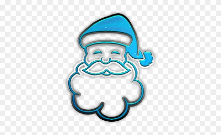 Santa Claus Clipart Blue - Santa Claus Clipart Blue #1688899