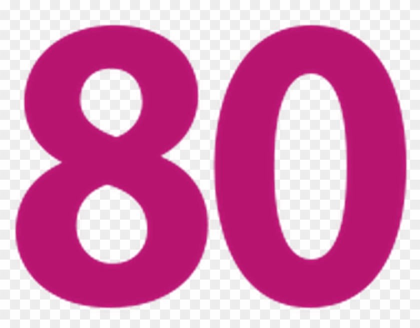 number 80 clipart