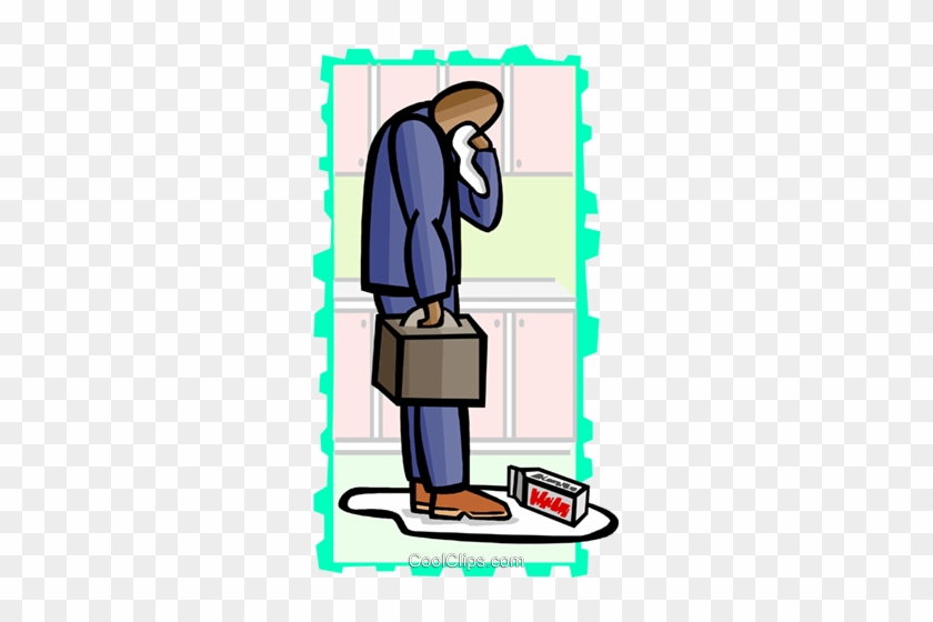 Business / Crying Over Spilt Milk Royalty Free Vector - Cartoon #1692888