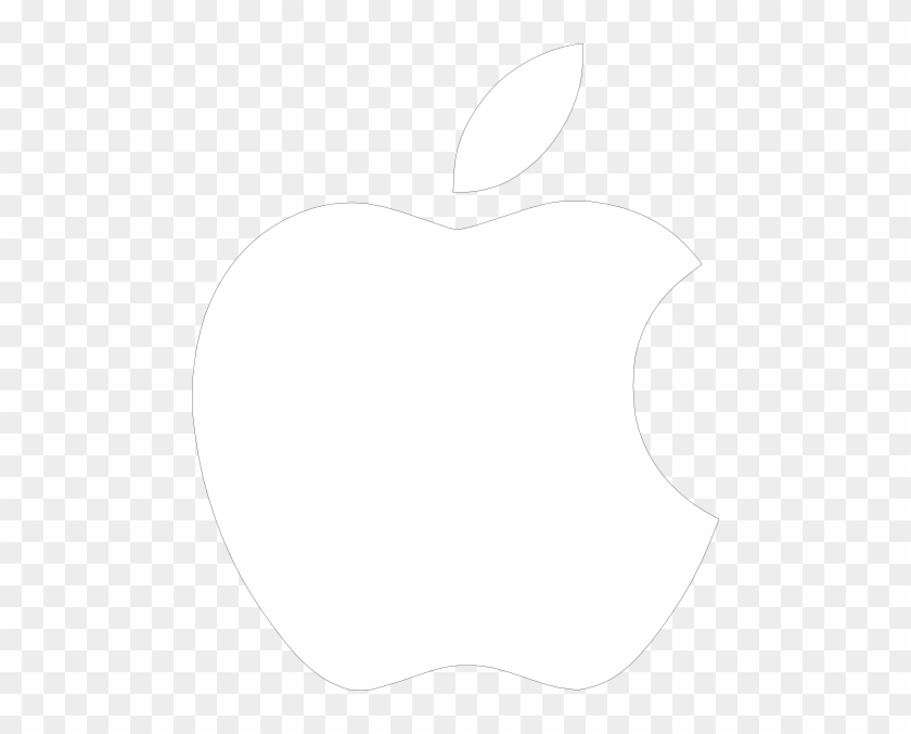 White Apple Logo On Black Background Clip Art At Clkercom Iphone White Logo Png Free Transparent Png Clipart Images Download