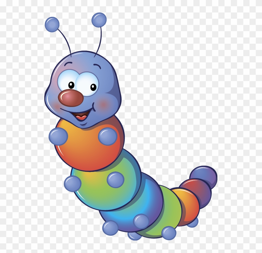 Фото, Автор ✿lili@ ✿ На Яндекс - Rainbow Caterpillar Clipart #1694199