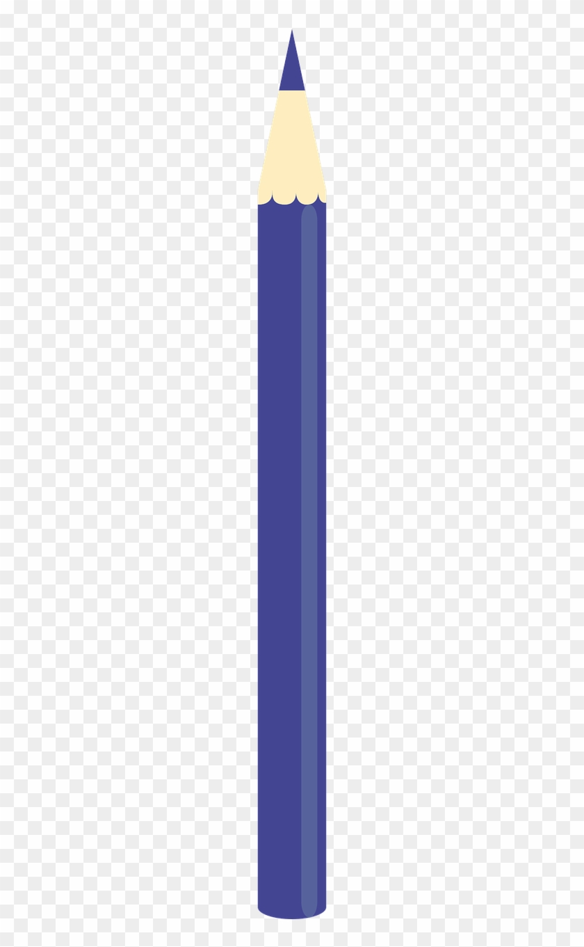 Pencil Color Blue - Pencil Color Blue #1695583