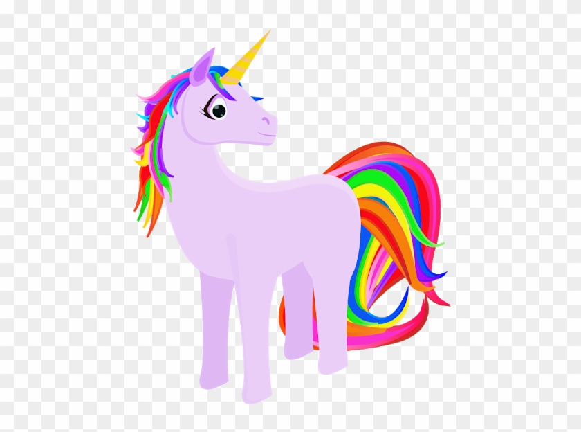 Rainbow Unicorn Clip Art Png - Clip Art #1695800