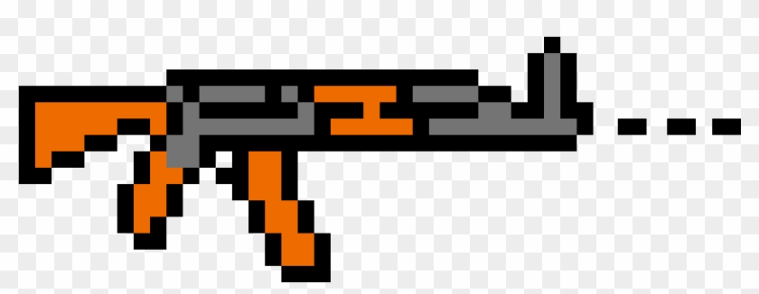 Burst Ar - Ak 47 Pixel Art #1696114