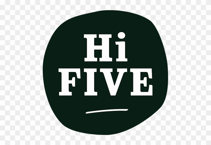 Hi Five Uplaod Logo - Circle #1696856