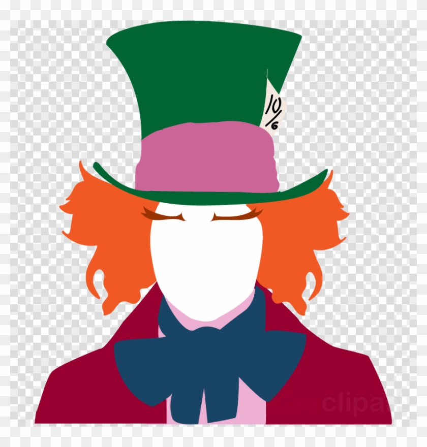 Mad Hatter Silhouette Png Clipart Mad Hatter Alice's - Silueta Del Sombrerero Loco #1697926