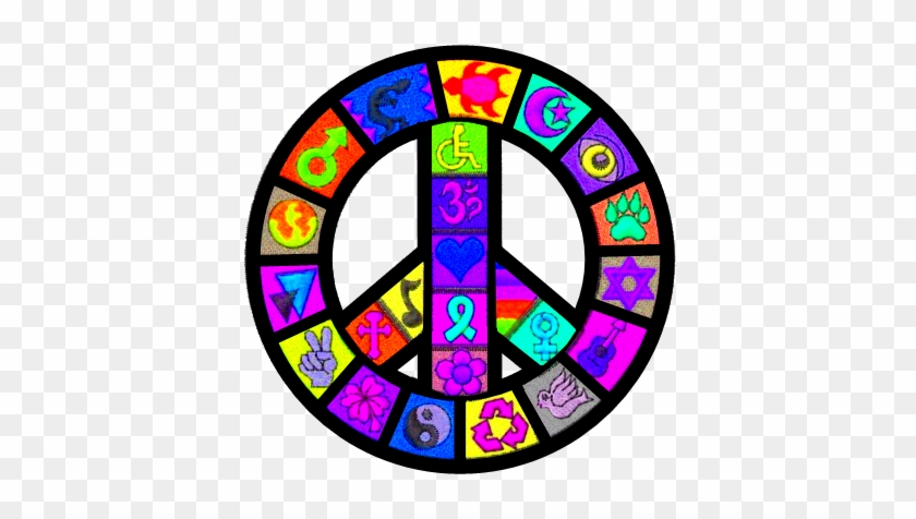 Coexist Peace Sign - Free Transparent PNG Clipart Images Download