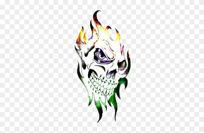 Joker Skull Tattoo Designs Free Transparent Png Clipart Images Download