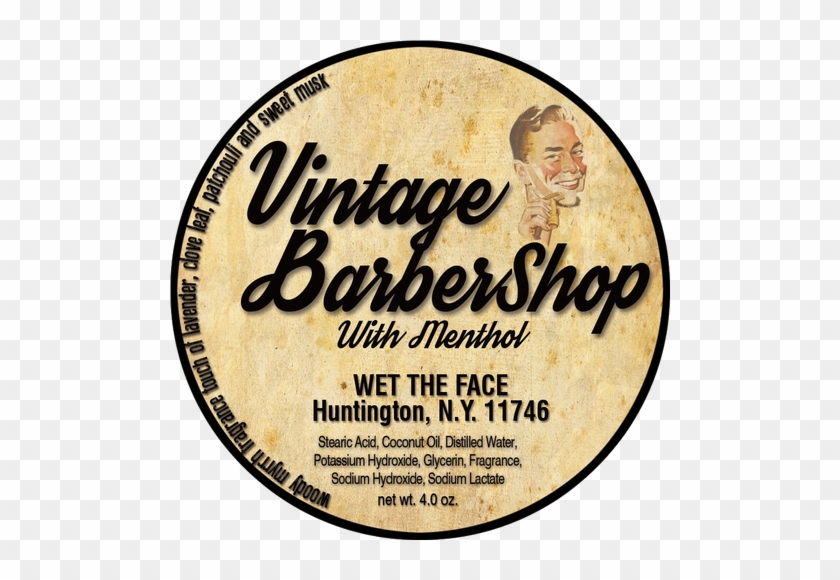 Barbershop Shaving Soap Oz - Label #1699537