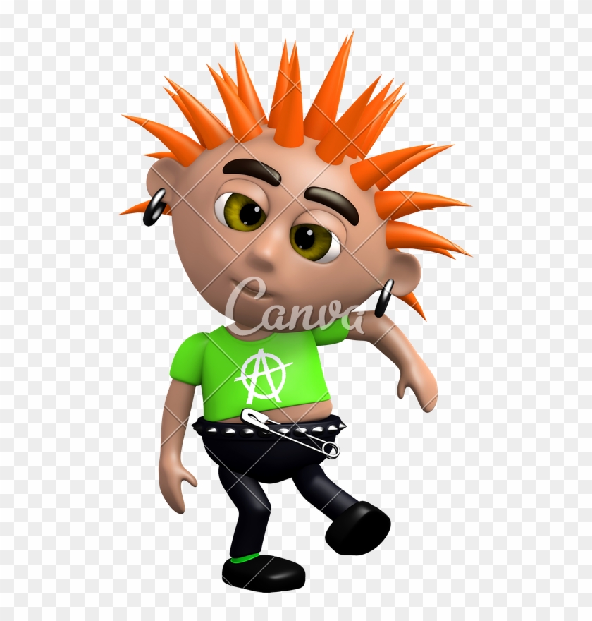 3d Punk Dancing - Cartoon #1699756