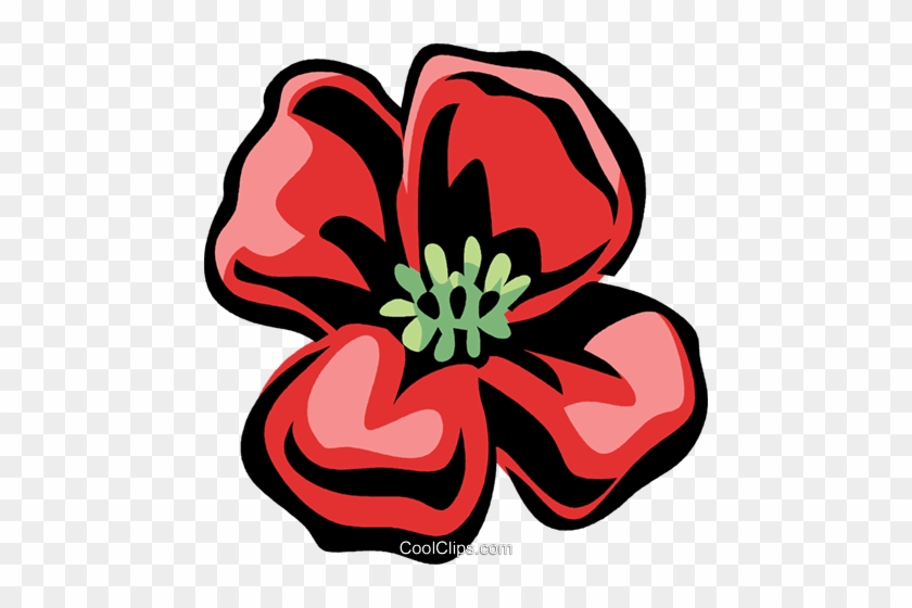 Poppy Royalty Free Vector Clip Art Illustration - Poppy Clip Art #1699949