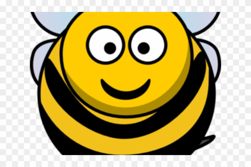 Bee Clipart Face - Cartoon Clip Art Bee #1700019