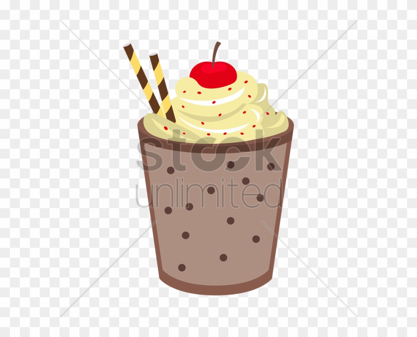 Chocolate Drink With Vector Image Stockunlimited Graphic - Gelato #1700623