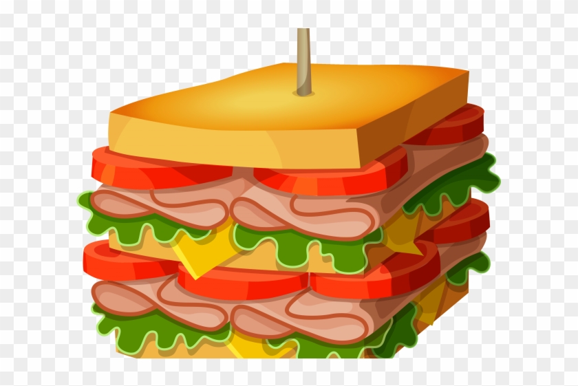 Burger Clipart Clear Background - Transparent Background Sandwich Clipart #1701251