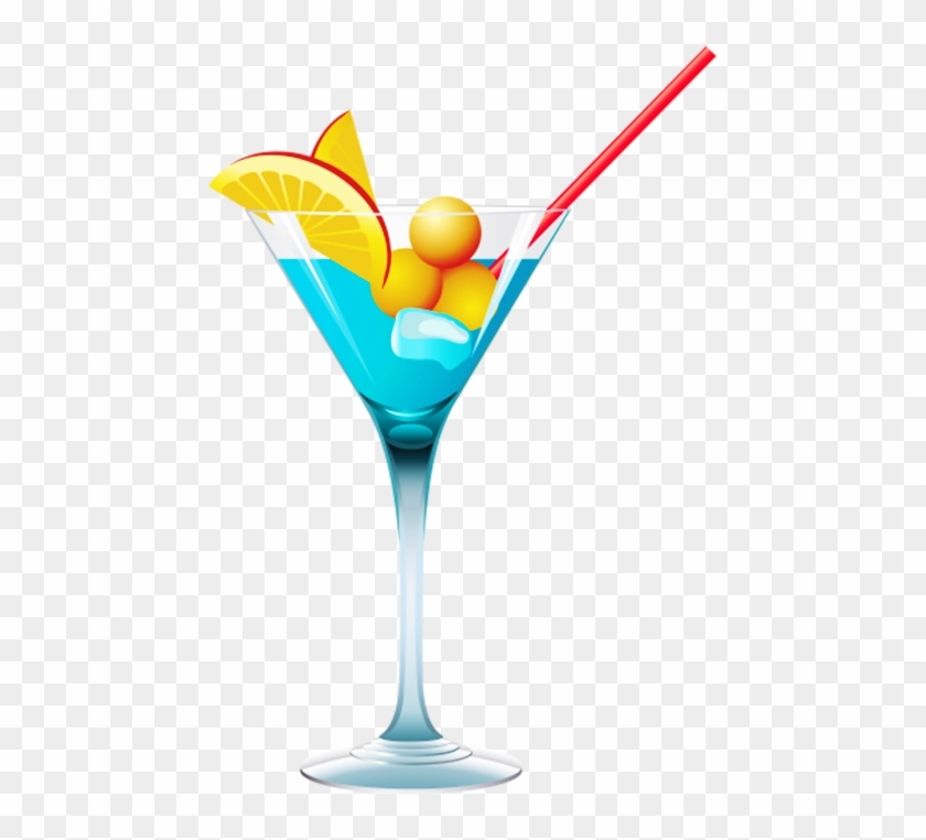 Blue Cocktail - Blue Lagoon Cocktail Png #1702543